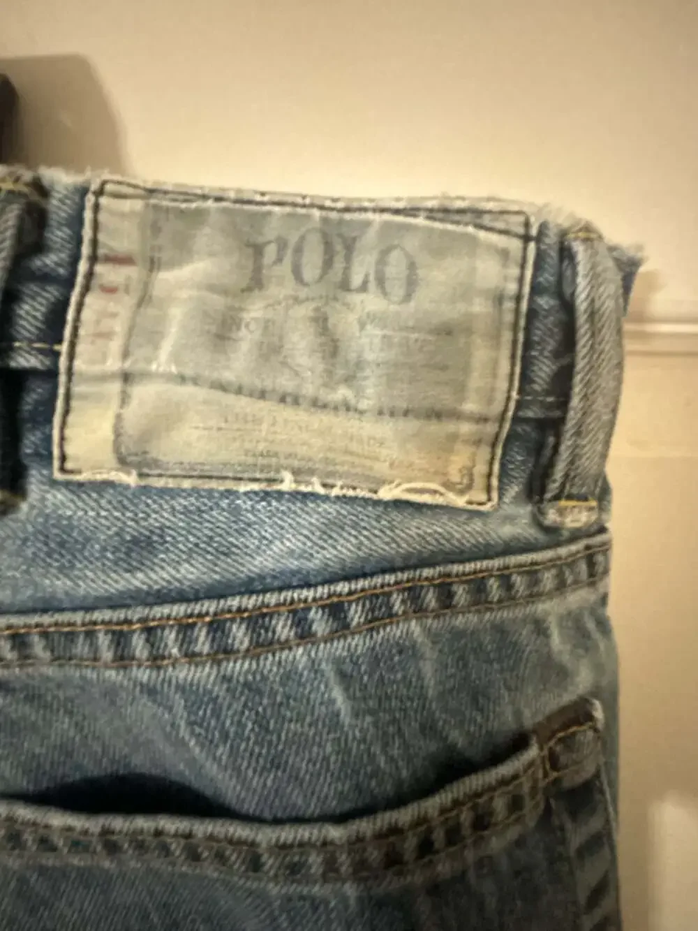 Polo Ralph Lauren Jeans Size 38 Blue Denim Vintage